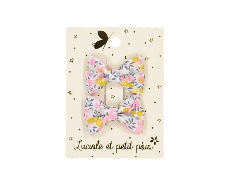 Barrettes Mini Papillon - Wiltshire bud aurore