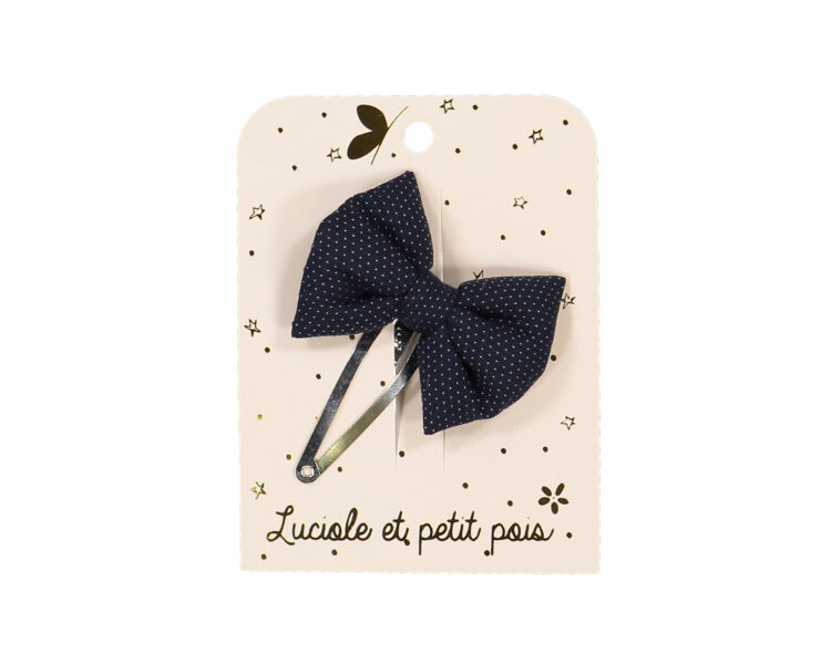 Noeud Papillon - mini pois marine Noeud Papillon - mini pois marine