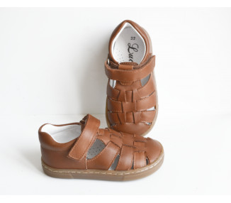 Nu-pieds VELCRO SOUPLES - CAMEL