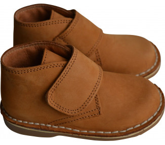 Chaussures garçon SCRATCH derbies Médéric - nubuck CAMEL