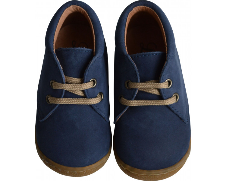 Chaussures Bottillons Lucien lacets - nubuck BLEU NAVY