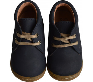 Chaussures Bottillons Lucien lacets - nubuck BLEU MARINE