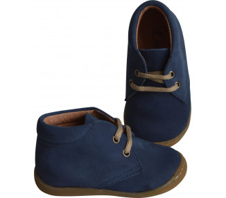 Chaussures Bottillons Lucien lacets - nubuck BLEU NAVY