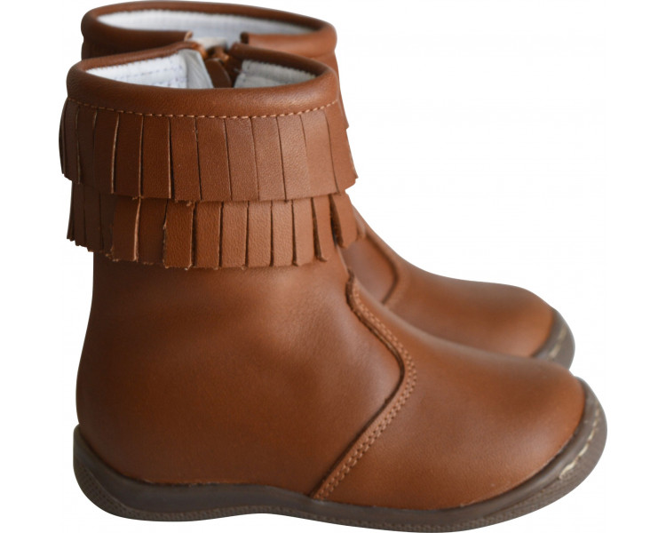 Bottines Azylis SOUPLES - CUIR CAMEL