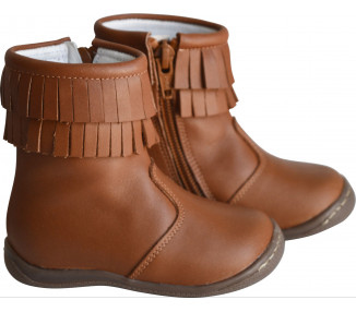 Bottines Azylis SOUPLES - CUIR CAMEL