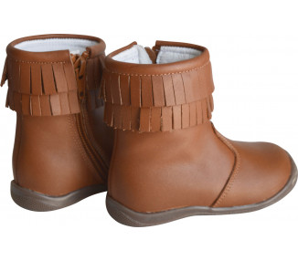 Bottines Azylis SOUPLES - CUIR CAMEL