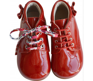 Chaussures Bottillons Victoire - vernis ROUGE