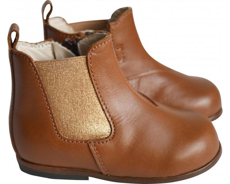 BOOTS SOUPLES - CAMEL/OR