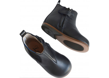 Bottines bébé fille en cuir souple et confortable