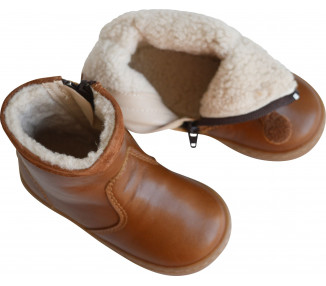 Bottes fourrées bébé en laine mouton - Boni mini-Dolly