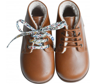 Chaussures fourrées laine douce en laine pour bébés filles et garçons