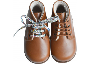 Chaussures fourrées laine douce en laine pour bébés filles et garçons