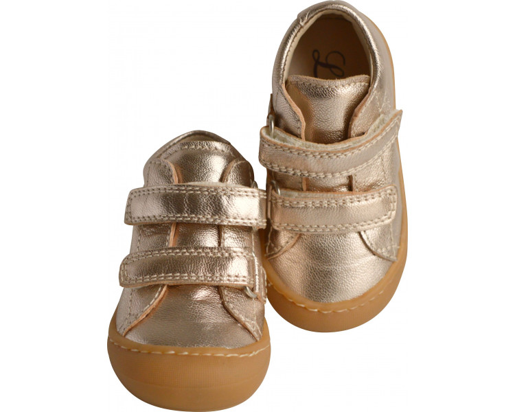 Chaussures bébé SCRATCH SOUPLES Max - cuir OR doux