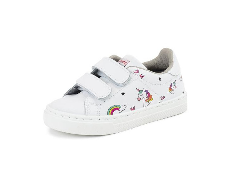 Baskets cuir VELCRO - LICORNE