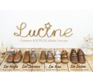 Chaussures souples pour bébés pour les 1ers pas et la marche confirmée