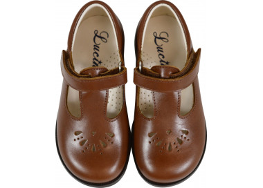 Alma VELCRO RESISTANTES - cuir COGNAC