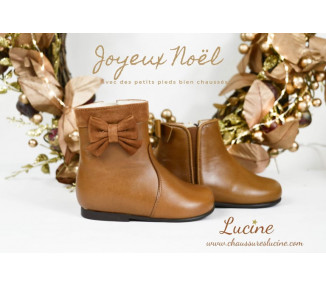 Bottines Boots Héloïse - cuir CAMEL