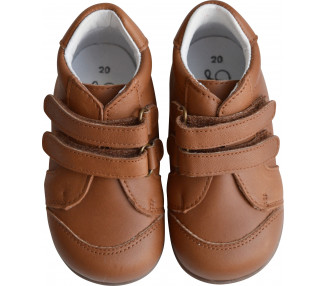 Chaussures Bottillons SCRATCH Bébé Azylis SPORT - cuir CAMEL