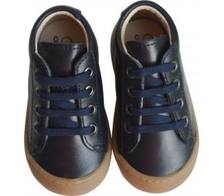 Chaussures bébés en cuir souple à lacets idéales quatre pattes
