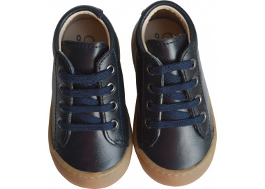 Chaussures bébés en cuir souple à lacets idéales quatre pattes