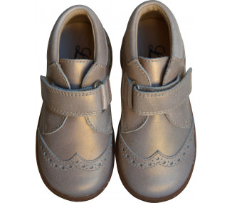 Chaussures à scratchs en cuir pratiques et idéales pour l'autonomie