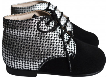 Chaussures pour bébé fille noir et argent