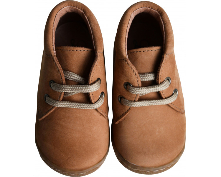 Chaussures Bottillons Lucien lacets - nubuck CAMEL