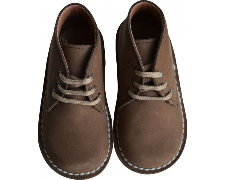 Chaussures garçon derbies à lacets Médéric - nubuck TAUPE Chaussures garçon derbies à lacets Médéric - nubuck TAUPE