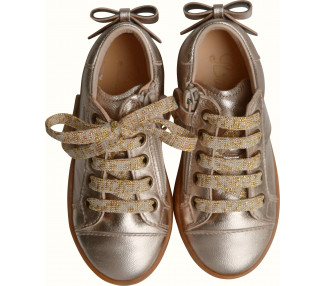 Sneakers ZIP - cuir OR DOUX