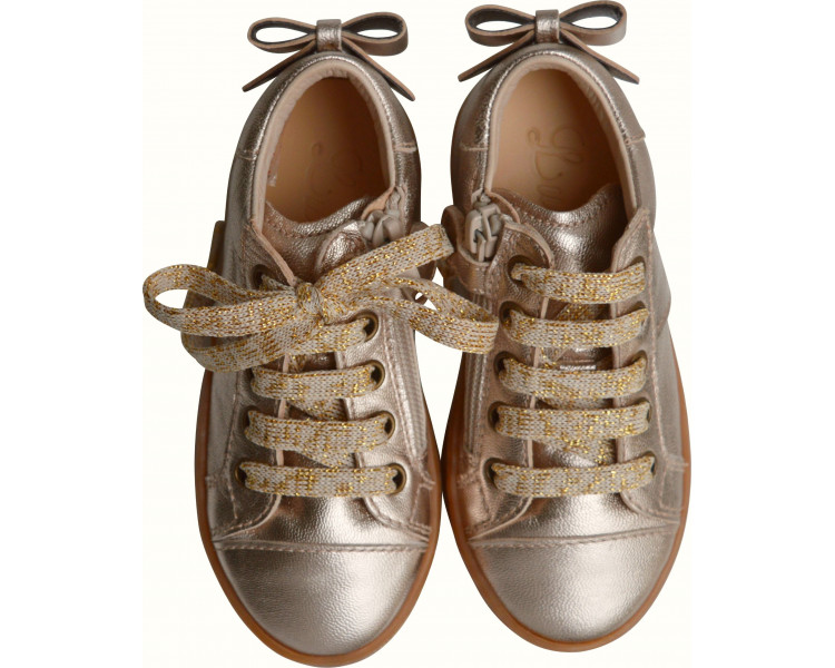 Sneakers ZIP - cuir OR DOUX