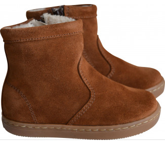 Bottines mixtes fourrées en laine douce pour Bébés et enfants