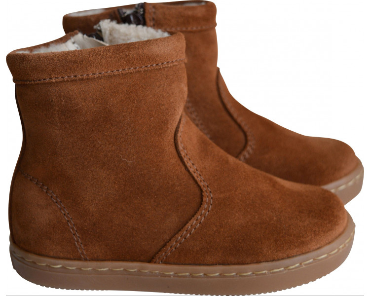Jude - Bottines MIXTES FOURREES laine Mouton - nubuck camel Jude - Bottines MIXTES FOURREES laine Mouton - nubuck camel