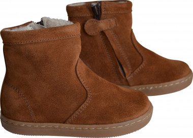 Bottines bébé et enfant pratique et confortable, fourrées laine de mouton