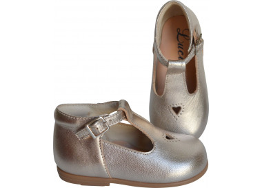 Chaussures souples en cuir pour bébés filles