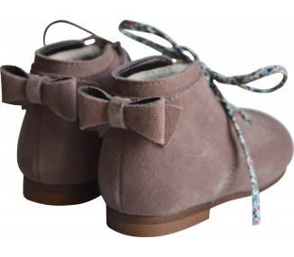 Chaussures Bottillons Albertine - nubuck VIEUX ROSE TAUPE