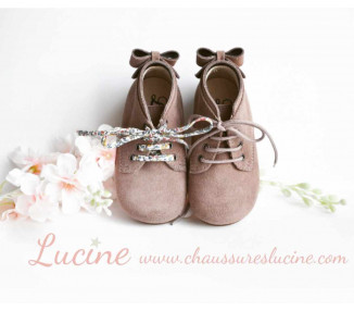 Chaussures Bottillons Albertine - nubuck VIEUX ROSE TAUPE