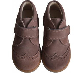 Chaussures en nubuck résistant à scratchs pour filles