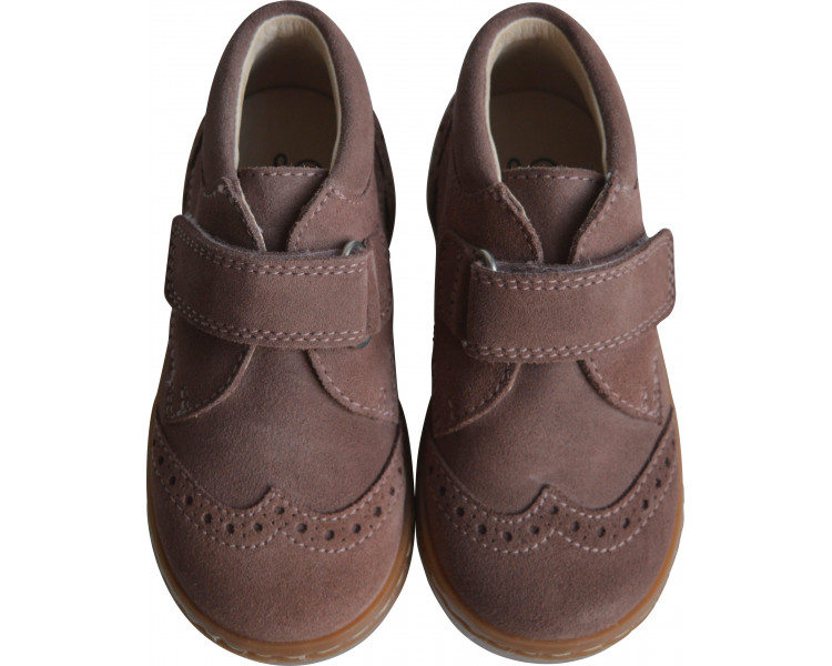 Chaussures en nubuck résistant à scratchs pour filles