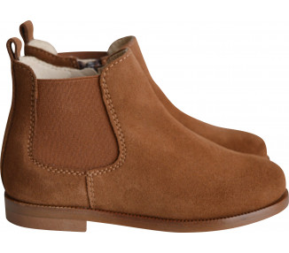 Boots bottines MIXTES RESISTANTES élastique - nubuck CAMEL