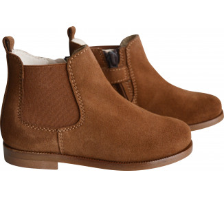 Boots bottines MIXTES RESISTANTES élastique - nubuck CAMEL