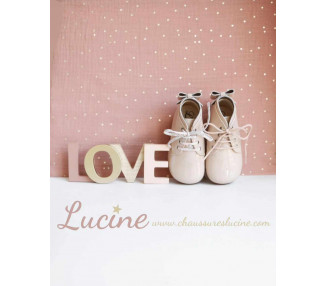 Elégantes chaussures roses pour bébé fille à lacets, excellent maintien