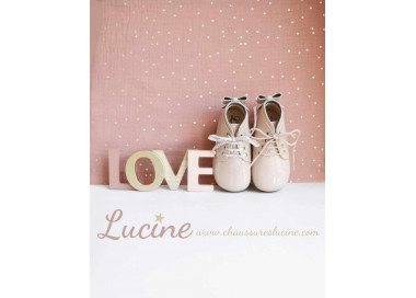 Elégantes chaussures roses pour bébé fille à lacets, excellent maintien