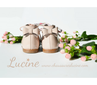 Chaussures bébé fille en cuir vernis excellente qualité entièrement doublées cuir