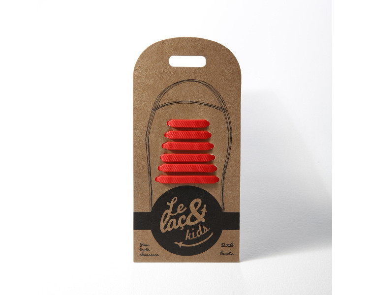 LACETS magiques - Street ROUGE LACETS magiques - Street ROUGE