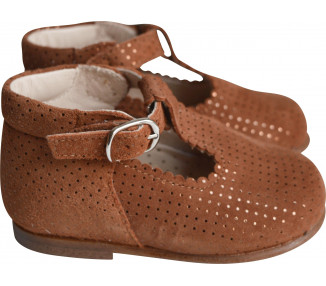 Bottillons montants pour enfants en cuir confortable