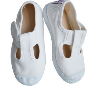 Chaussures Sandales en TOILES Salomé enfant - BLANC