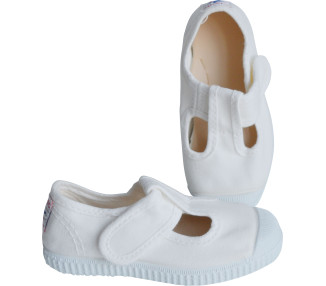 Chaussures Sandales en TOILES Salomé enfant - BLANC