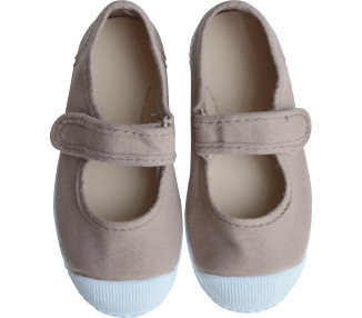 Chaussures en toiles ballerines Babies SCRATCH - TAUPE beige