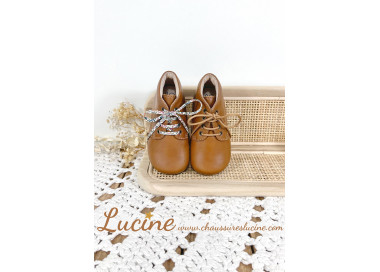 Bottillons montants en cuir pour bébé fille et garçon, excellent maintien