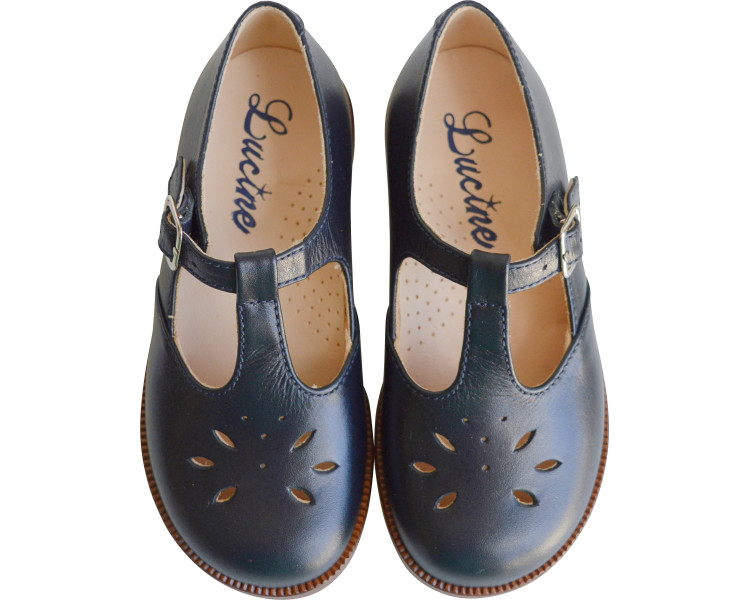 Chaussures Salomé résistantes à boucle en cuir pour fille et garçons. Idéales pour l'école